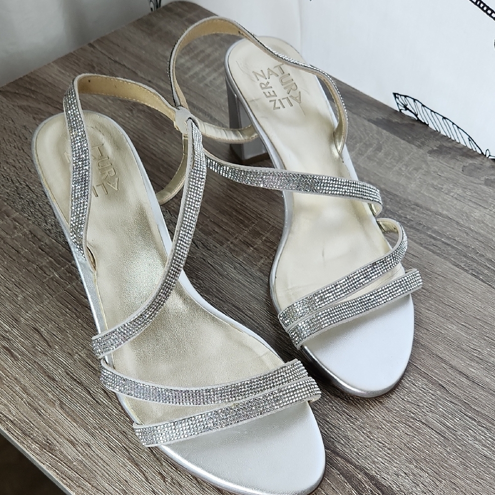 Naturalizer Metallic Strappy Heels